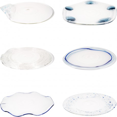 "Luminescenze" glass plates series